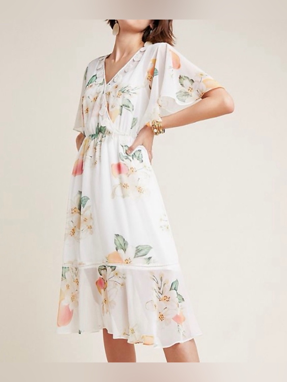 🧡 Farm Rio Eloisa Floral Midi Dress 🧡